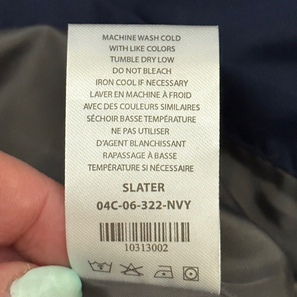 Five Four Los Angeles Men’s Slater Navy Hooded Windbreaker sz MED NWT - Picture 6 of 11